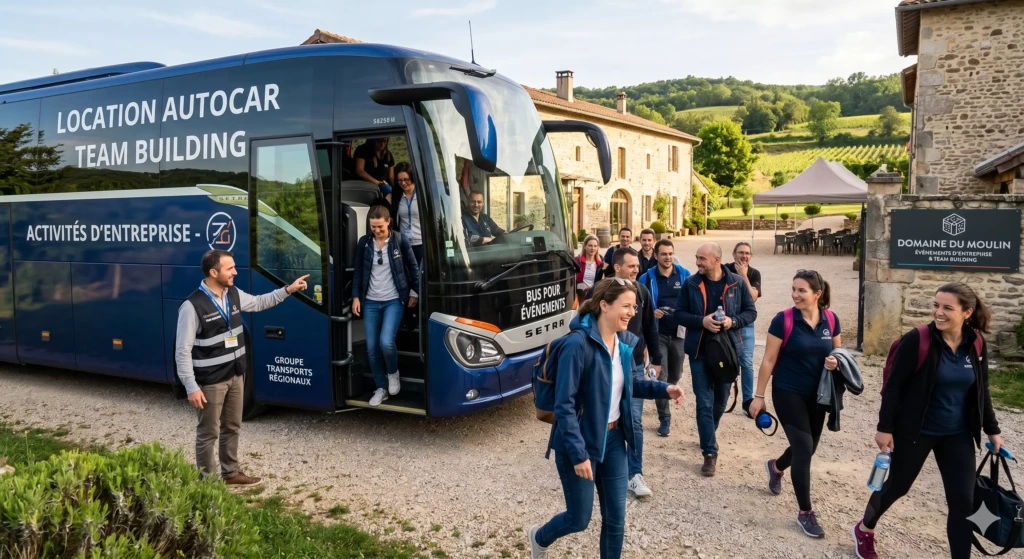 Location d'autocar pour team building
