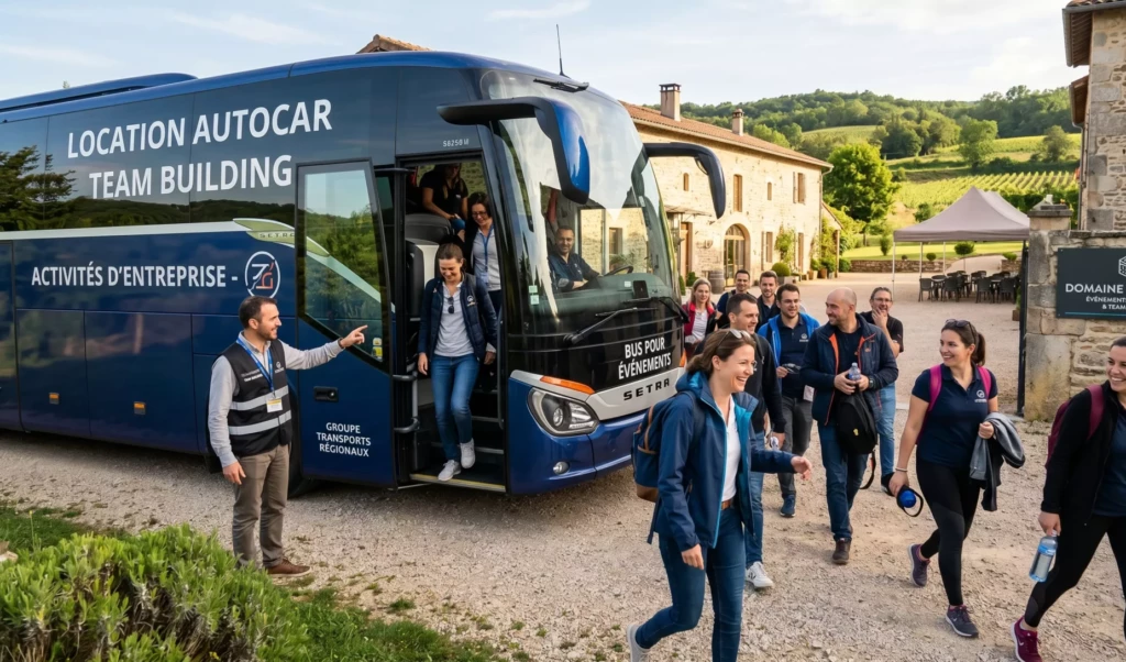 Location d'autocar pour team building
